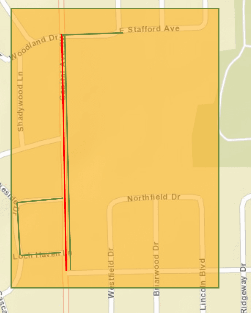 Water Valve Replacement Capital Ave SW - Meadow to Stafford