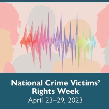 Audio wave in pastel colors, with text from post.