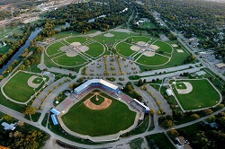 Aerial view of Bailey Park