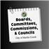 Boards, Committees, Commissions, & Councils