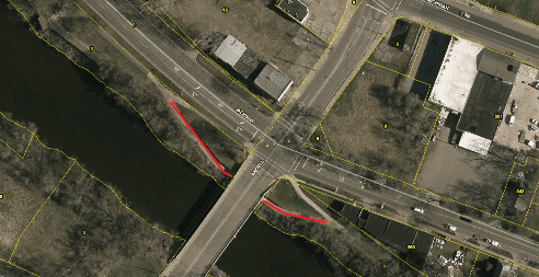 Linear Park path under Angell Street bridge