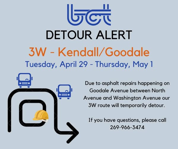 BCT Detour_Goodale Avenue_4-28-25