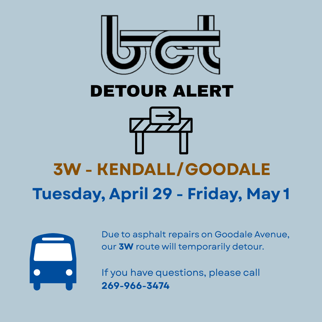 Goodale Detour alert